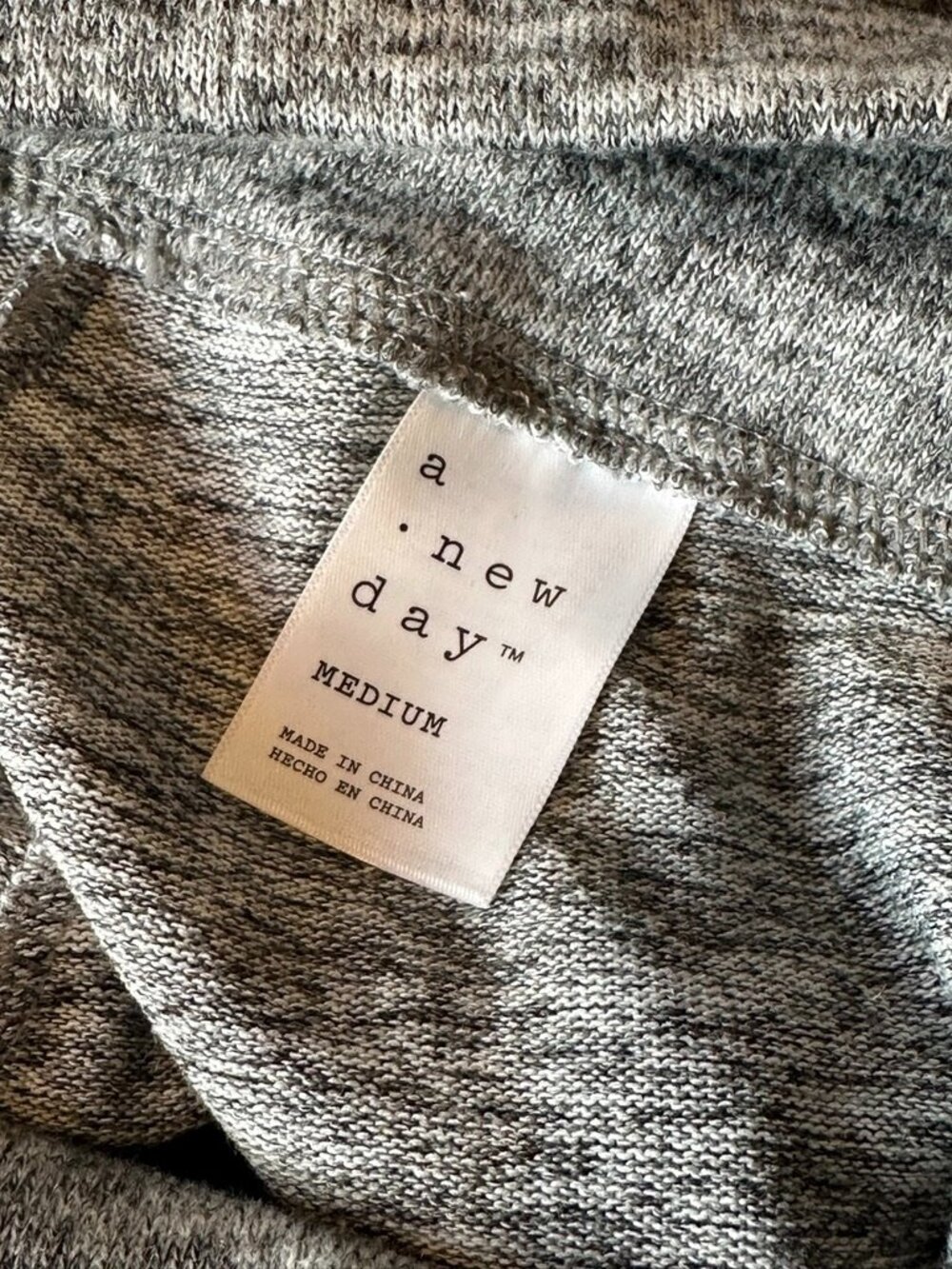 A NEW DAY A.N.D. Target Super Soft GRAY Heathered Leggings Medium - Picture 2 of 2